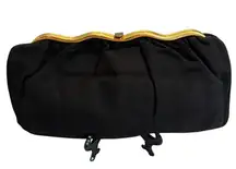 Vintage Best & Co Velvet Evening Clutch with Hand Carry Strap