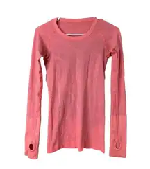 Lululemon Swiftly Tech Long Sleeve Crew Lightweight Pullover Shirt Size 2