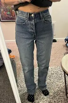 PacSun Stretch Dad Jean Women's Jeans Straight Leg Size 22