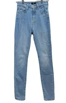 7 For All Mankind High Waist Skinny Slim-Fitting Woman’s Jeans Size 25