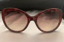 Brown Oval Sunglasses