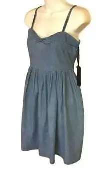 Poof Apparel NWT Soft Denim Sun Dress