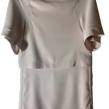 See By Chloe Cream Mini Dress