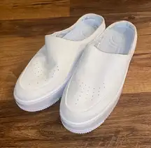 Nike Air Force 1 Lover XX Soft Suede Slip On Shoe Off-White AO1523-100 WMN 9.5