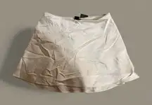 Wild Fable Satin white mini skirt XS