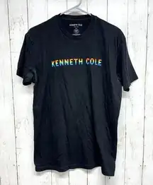 Kenneth Cole Shirt Women Size Medium Pride Rainbow Short Sleeve Cotton Tee