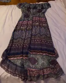 Rue 21 Asymmetrical strapless dress