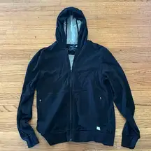 Lambs Black Zip Up Hoodie