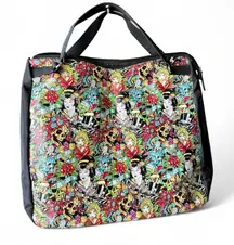 Ed Hardy by Christian Audigier Geisha Skull Tote 🖤🎴🔥