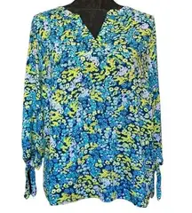 Anne Carson Floral Women’s‎ Top Size Large