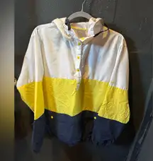 Women’s Columbia PFG Omni Shield Yellow and Navy Windbreaker