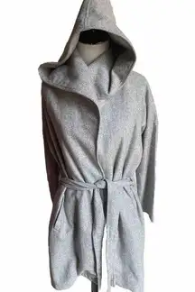 LONDON The Cosmo Womens Gray  WOOL Long Coat size‎ XS