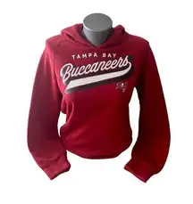 Women’s Small Red Tampa Bay Buccaneers Hoodie Fleece Football Pullover