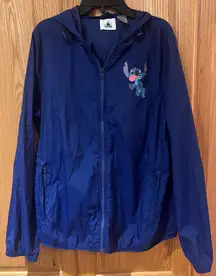 Disney‎ Parks 2024 Lilo & Stitch Women’s Full-Zip Hooded Windbreaker Rain Jacket