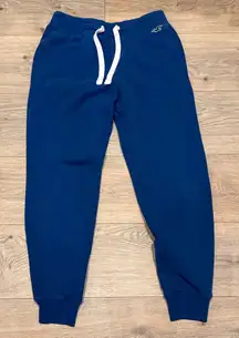 HOLLISTER Vintage Y2K Royal Blue Jogger Sweatpants Size XS