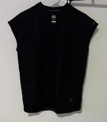 Healing Hands Black Scrub Top Only