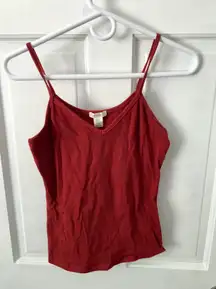 Red tank top