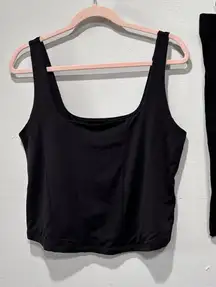 Forever 21 Womens Crop Top & Knit Pull On Skirt Plus Size 1X Stretch Coquette