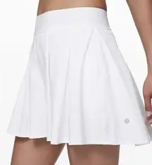 Lululemon Tennis Time Skirt 15" Size 8 High Rise Under Shorts With Pockets READ