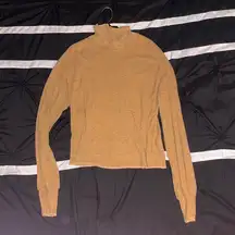 Brown turtleneck