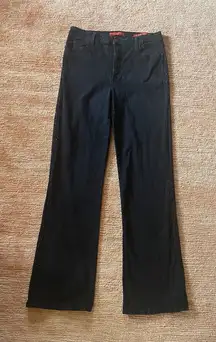 NYDJ Tummy Tuck Jeans Black Bootcut Studded Sides Size 10 Made in USA