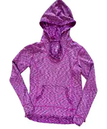 Tangerine Activewear Hooded Space Dye Pullover‎ Jacket MEDIUM Athletic NWOT