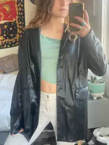 Black Faux Leather Jacket