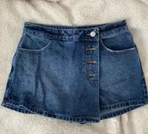 Urban Outfitters BDG High Waisted Button Skort size 25 waist