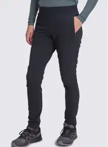 Macpac Women's Winter Hike Tight Softshell‎ Pants Black Sz 8