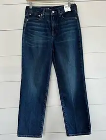 J. Crew Women’s 27 High Rise 90s Classic Straight Buoy Wash Jeans NWT