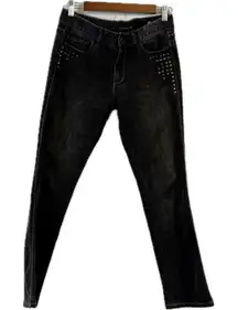 Calvin Klein Black Skinny Jeans with Tapered‎ Leg