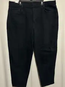 Guess black jeans 100% cotton made in USA size 44 wide leg