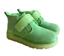 UGG Neumel Clear Neon Green Chukka Boots