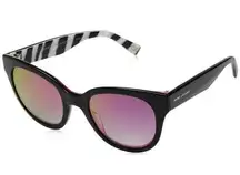 Marc Jacobs Marc 231 Cat Eye Black Glitter Classic Fram Sunglasses Color Lenses