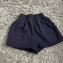 Frankie Shop Navy athletic high rise shorts size XS