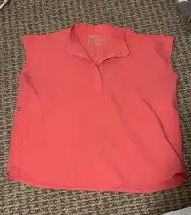 FIGS Coral Scrub Top 