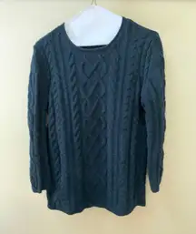 J. Jill Cable Knit Sweater 