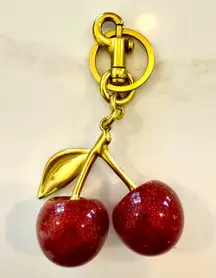 Crystal cherry key chain