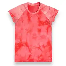 Lululemon Swiftly Tech Short Sleeve Tee Shirt 2.0 Marble Dye Raspberry Cream 10