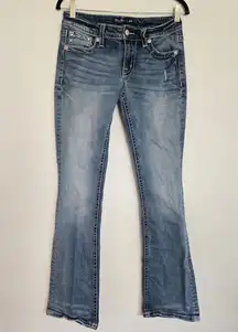 Miss Me Low Rise Bootcut Fethers Women's Blue Jeans