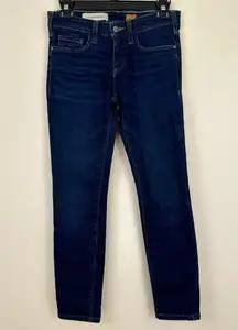 Pilcro and the Letterpress Dark Wash Skinny Stretch Womens Jeans Size 26 Petite