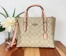 Coach NWT  Mollie Tote Bag 25 In Signature Canvas