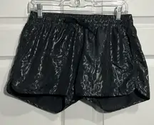 One More Rep Women’s Black Bomber Animal Print Shorts - Size Large