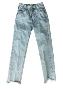 Revolve x Superdown High Rise Straight Leg Jeans Size 25