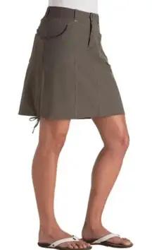 Kuhl Durango Side Ruched Skort in Breen Sz 12 Outdoor‎ Hiking Adventure