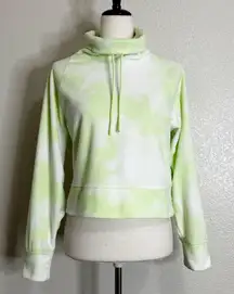 Old Navy Go-Warm Athleisure Funnel Neck Cropped Microfleece Sweatshirt, Sz Small