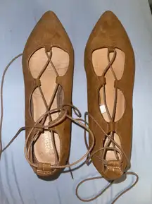 Target Suede Tan Flats