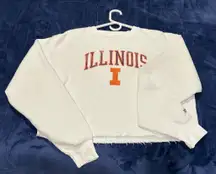 University of Illinois Cropped Crewneck