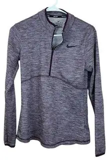 Nike Golf Dri Fit Half Zip Pullover Women's Small Athletic Sport Activewear