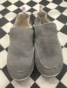 Vionic Malibu Gray Waffle Knit Slip On Casual Comfort Shoes Women's Size 8